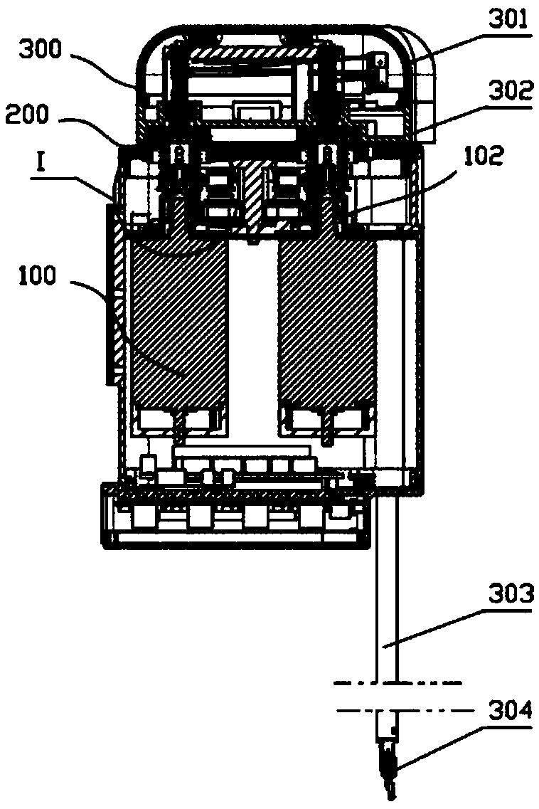 Aseptic separator and surgically assisted robot instrument system