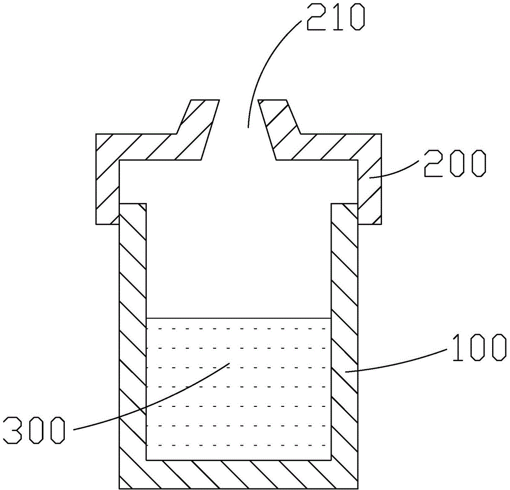 Crucible for sublimed OLED material vapor plating