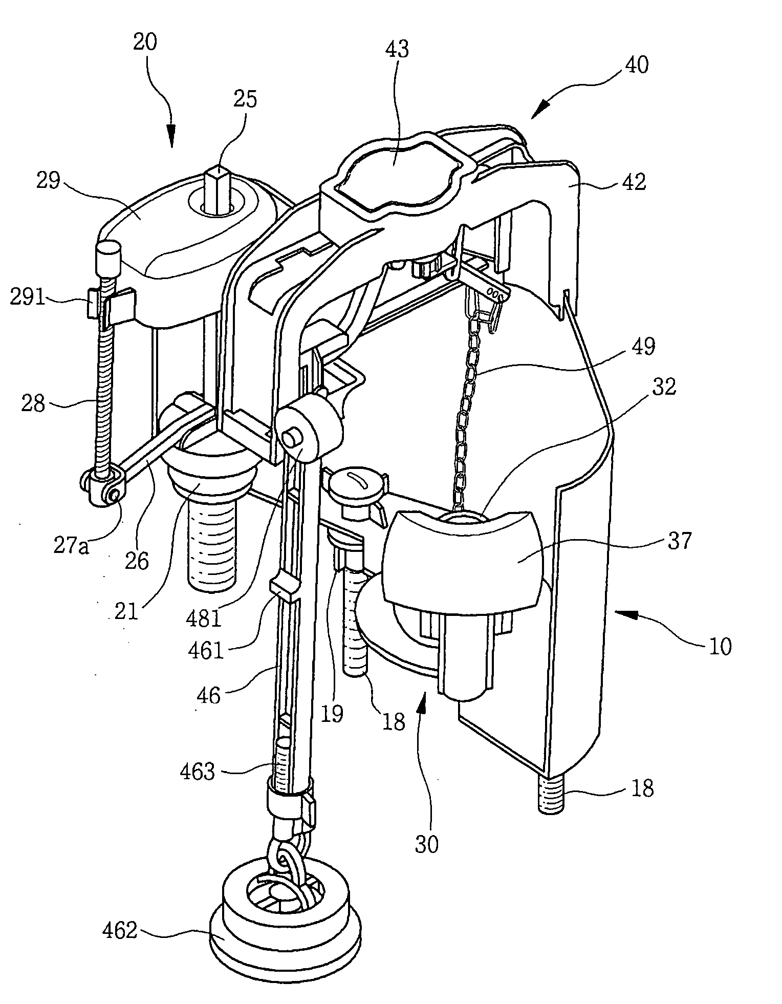 Auxiliary water tank device for toilet stool