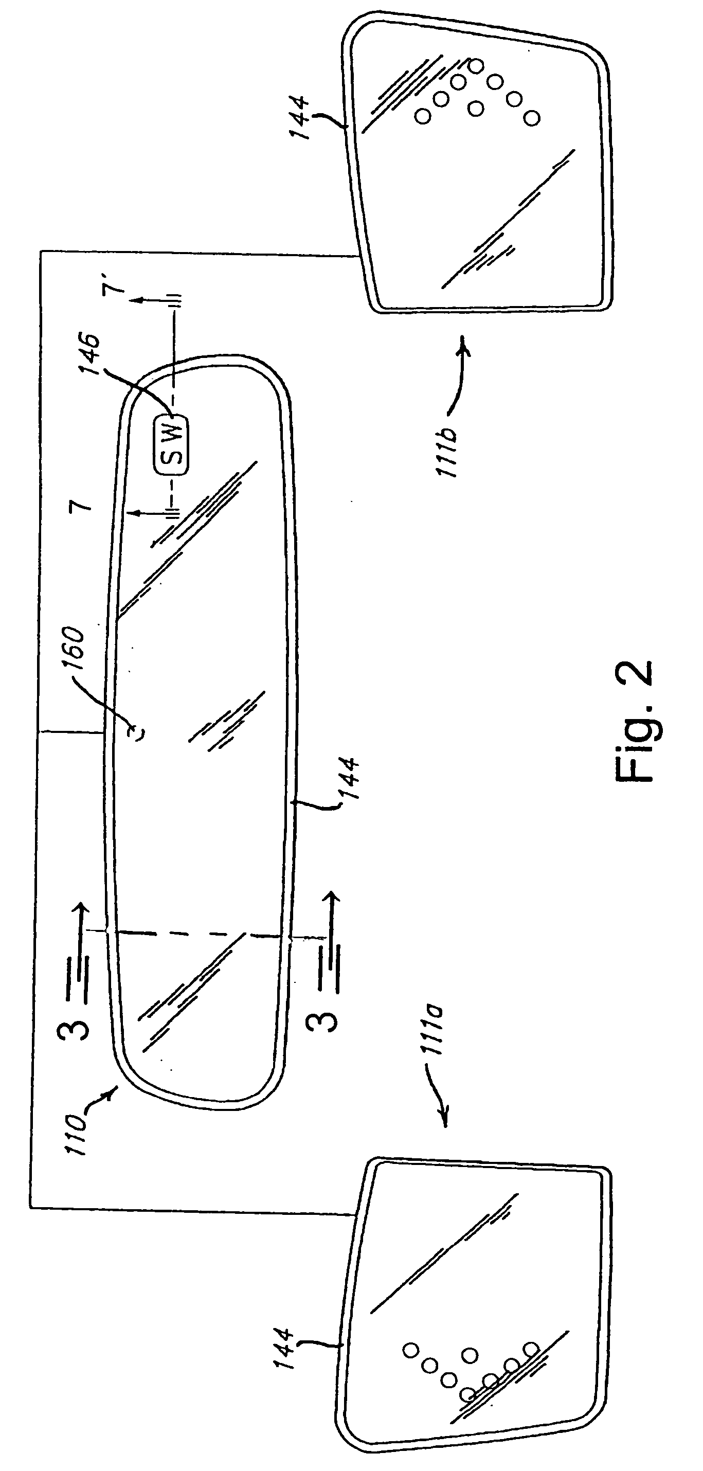 Electrochromic rearview mirror incorporating a third surface partially transmissive reflector