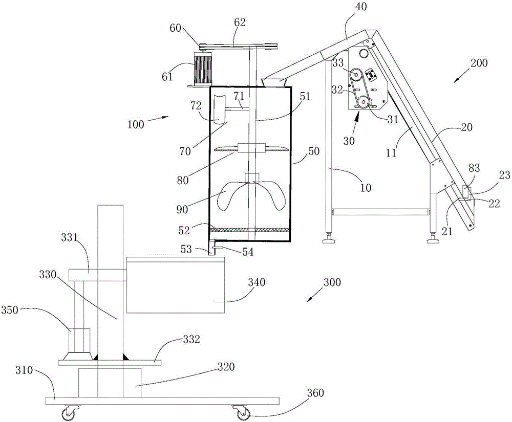 Garbage transfer device