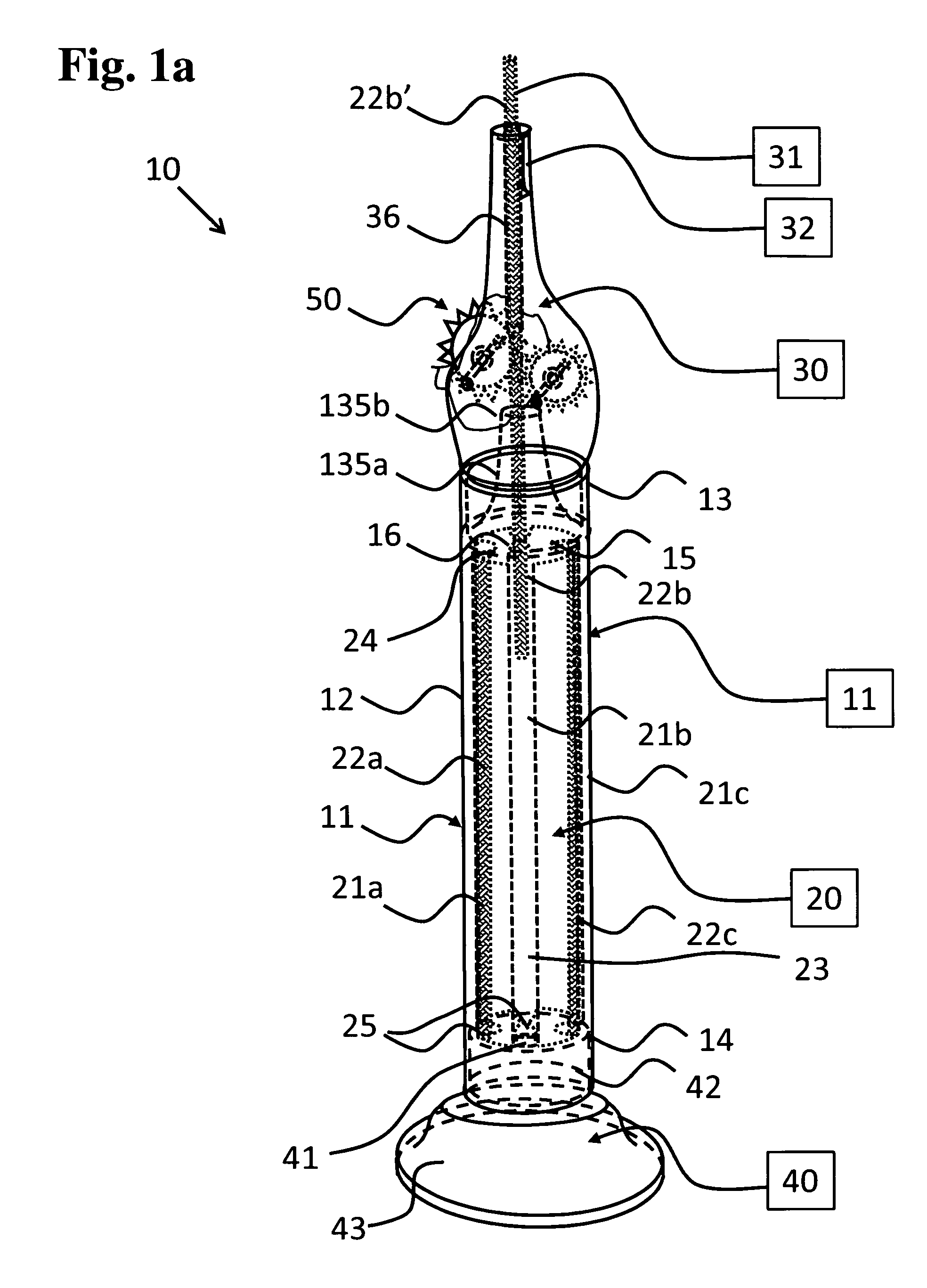 Continuous feed inter-dental brush assembly and device