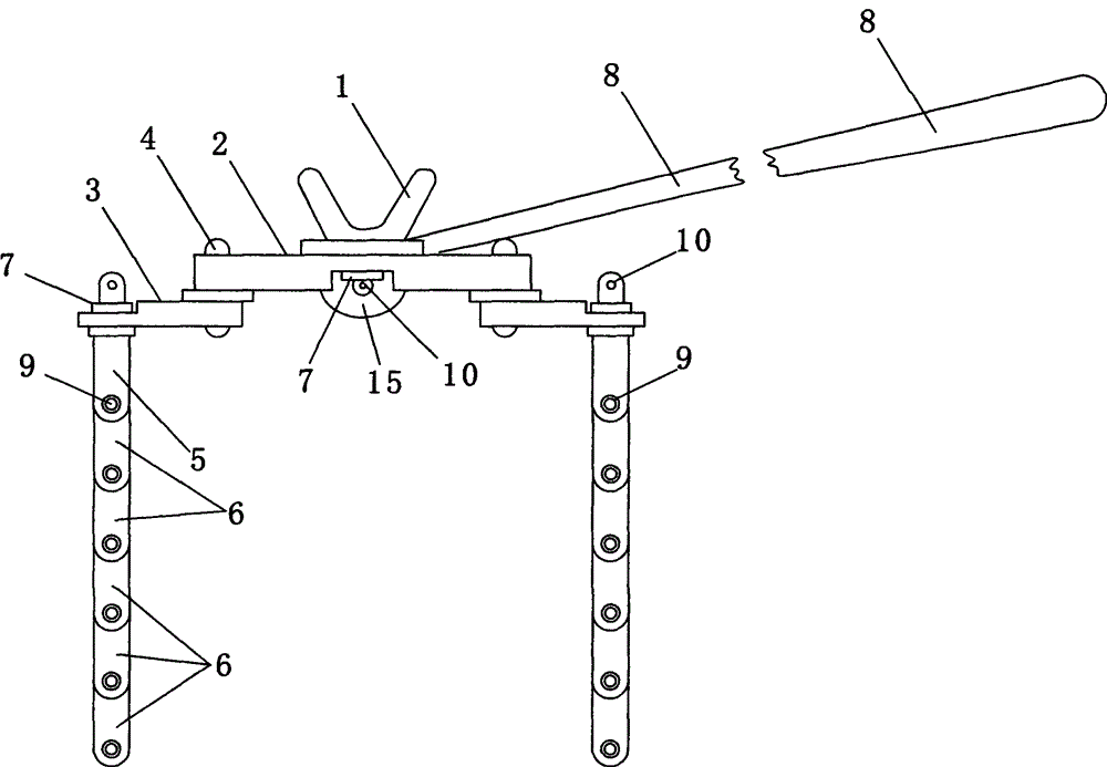 Billiards frame rod capable of multi-stage regulation of height and width of lower support leg