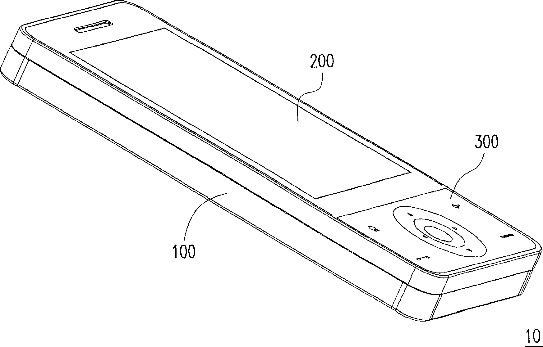 Input panel and portable electronic device using the input panel