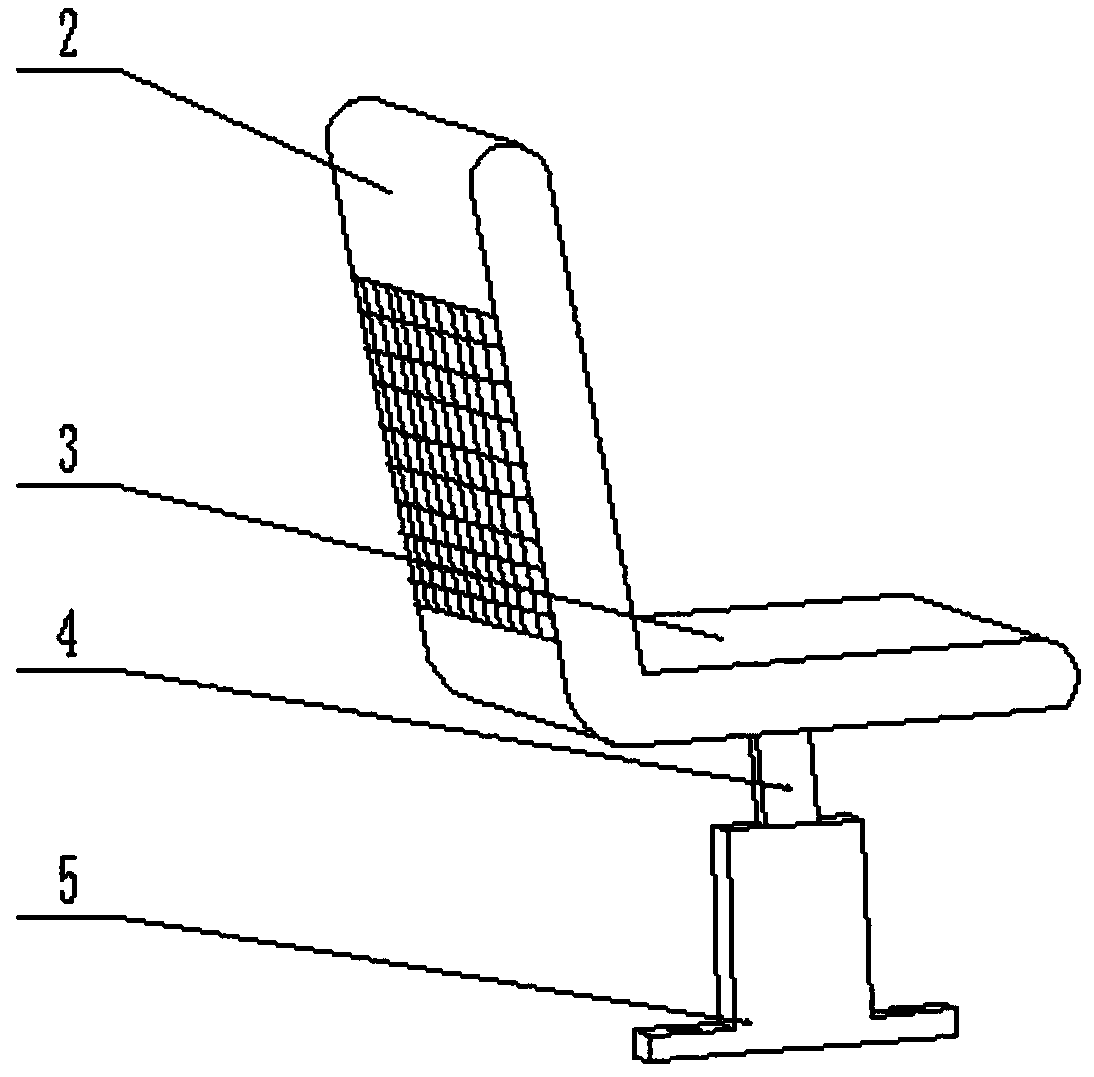 Multifunctional bus seat