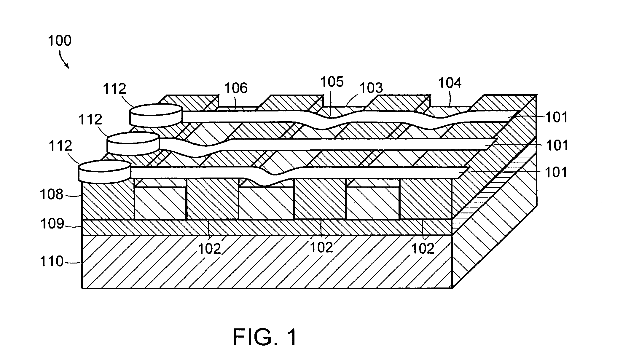 Device selection circuitry constructed with nanotube technology