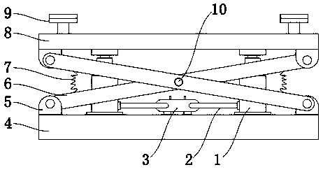 Damping device for mechanical equipment