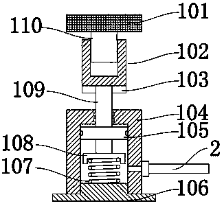 Damping device for mechanical equipment