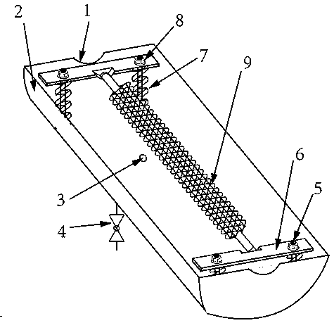 Device for solving intaglio printing UV varnishing nonuniformity