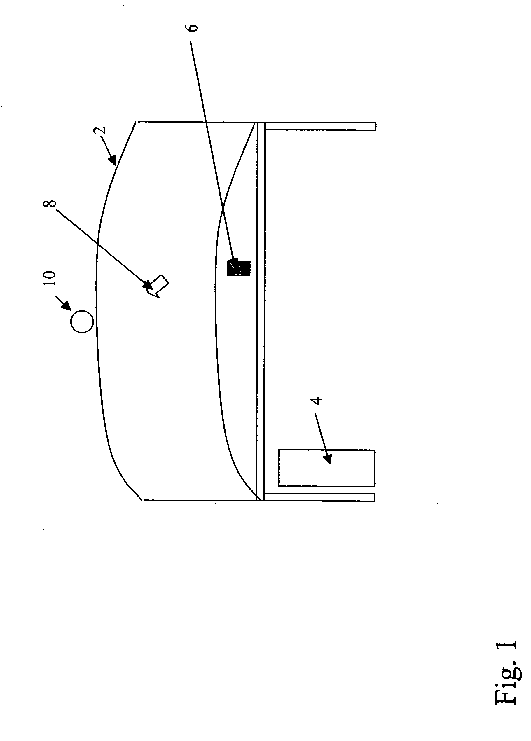 Pointing device for large field of view displays
