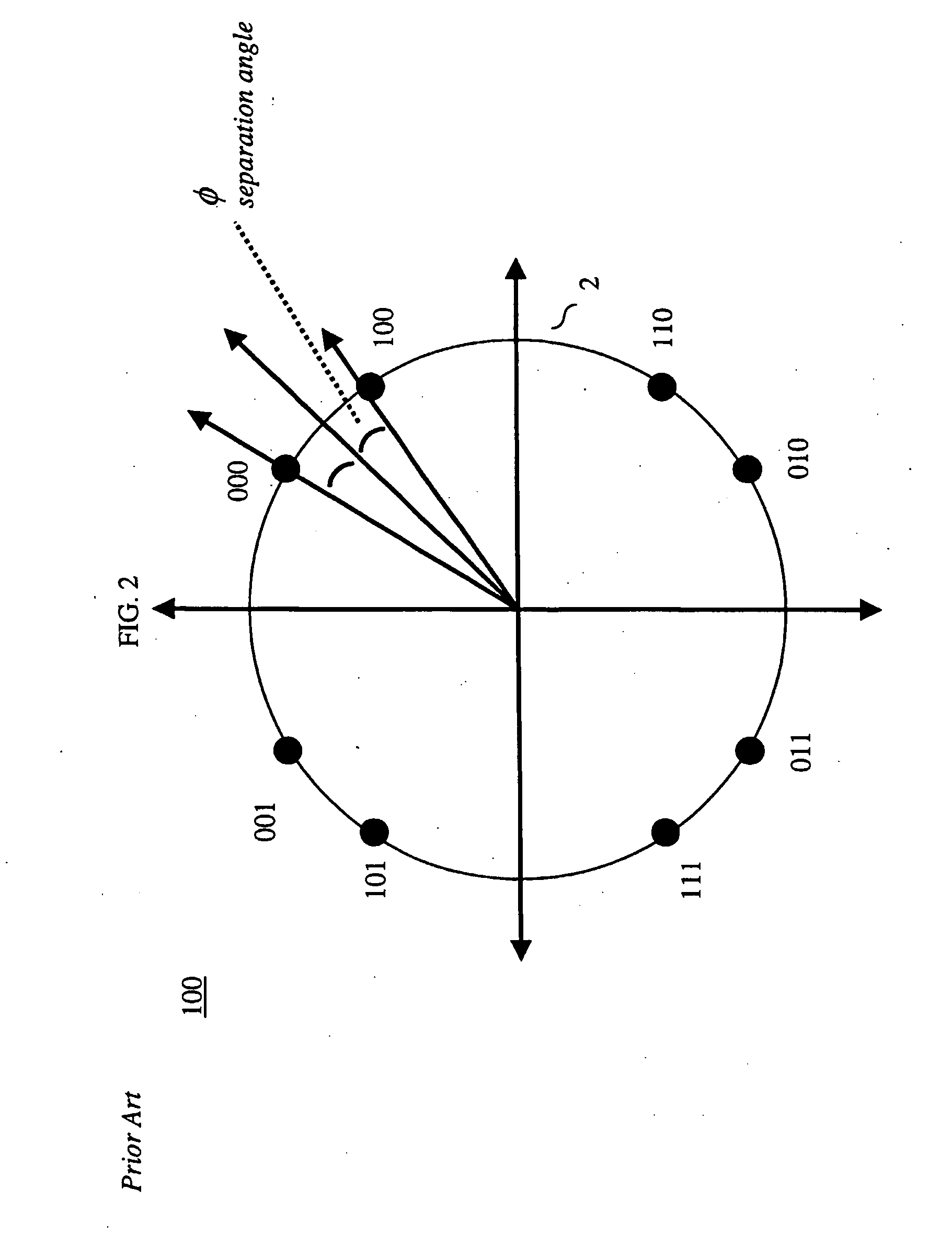 Methods and Apparatus For Hierarchical Modulation Using Radial Constellation