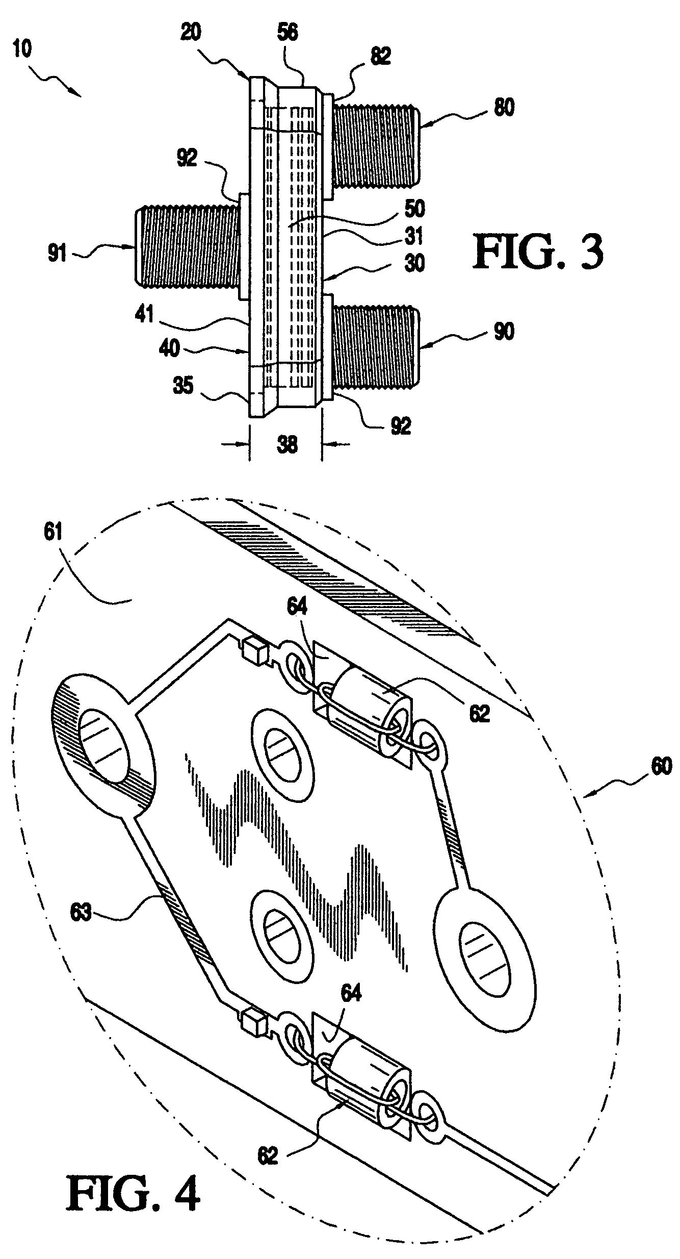 Electric signal splitters