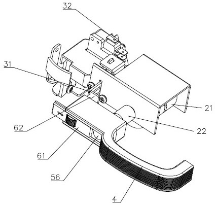 Interlocking operation mechanism of low-voltage draw-out type switch cabinet