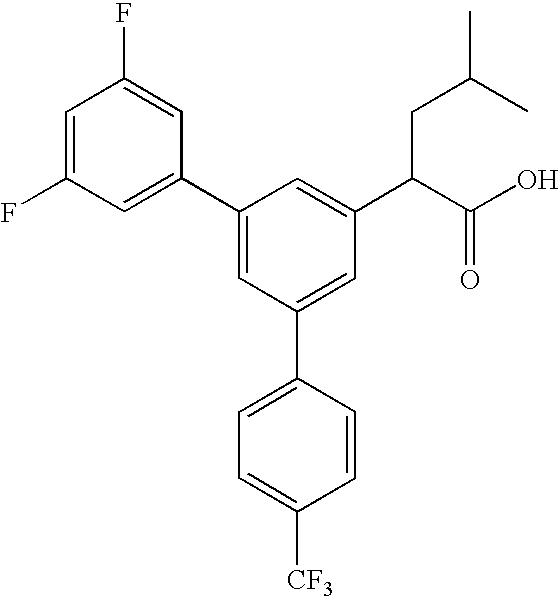 Triaryl compounds and derivates thereof