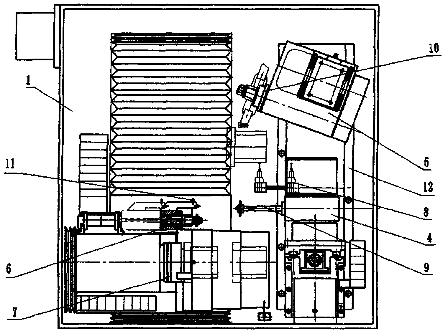 Center complete machine for internal thread grinding