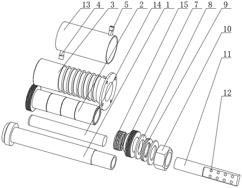 Heat accumulating type electric heating high-temperature electrode leading-out device