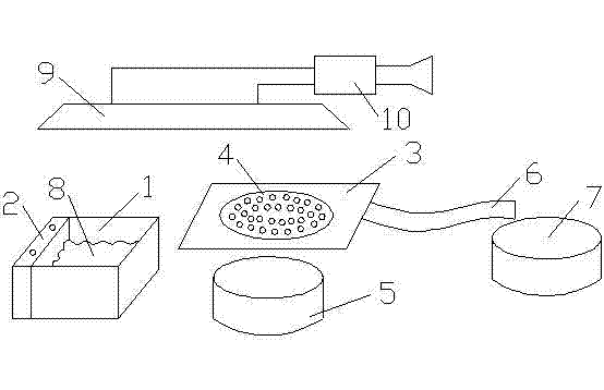 Device and method for removing electronic devices/components and soldered tin from waste circuit boards