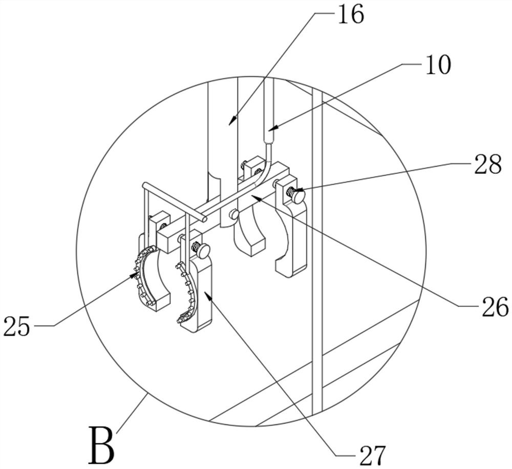 Limb traction device for burn department operation