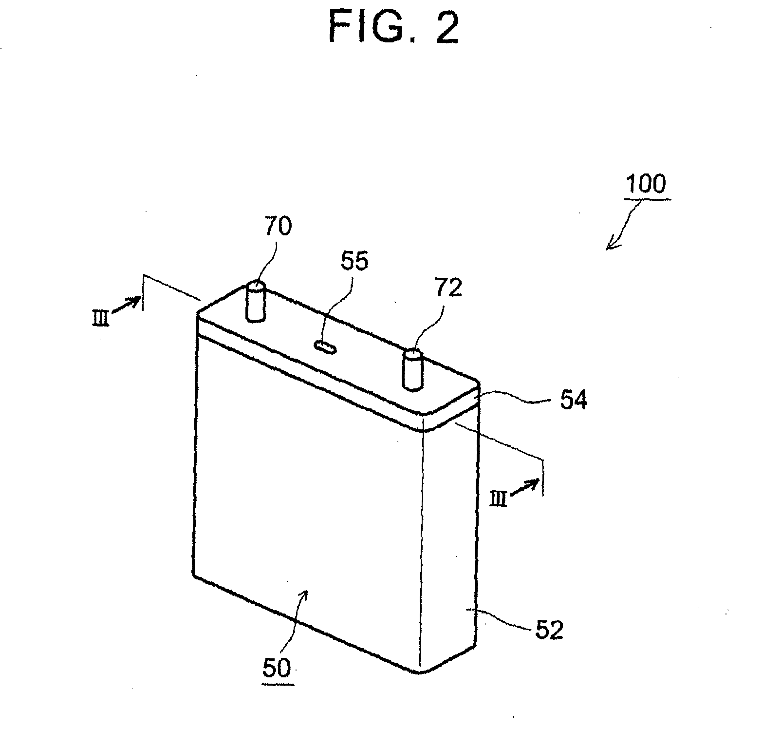Lithium secondary battery and vehicle with the same