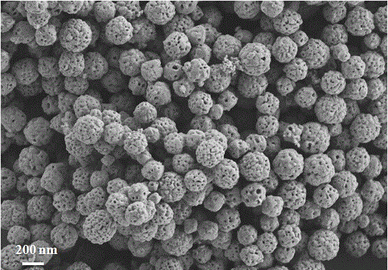 A preparation method of c/n co-doped porous cuprous oxide nanospheres based on sericin