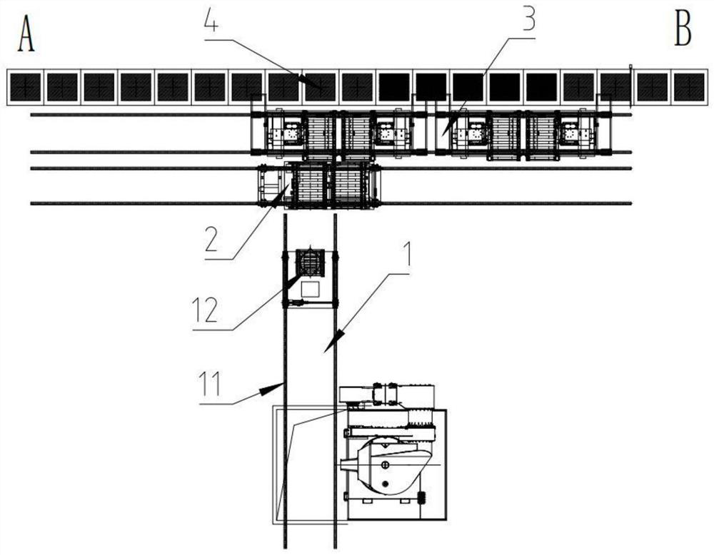Multi-station collaborative pouring system and pouring method