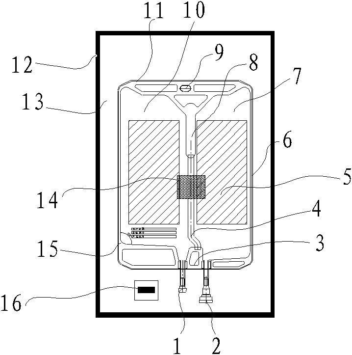 Amino acid and glucose injection packaged by dual-chambered bag, and preparation method of the injection