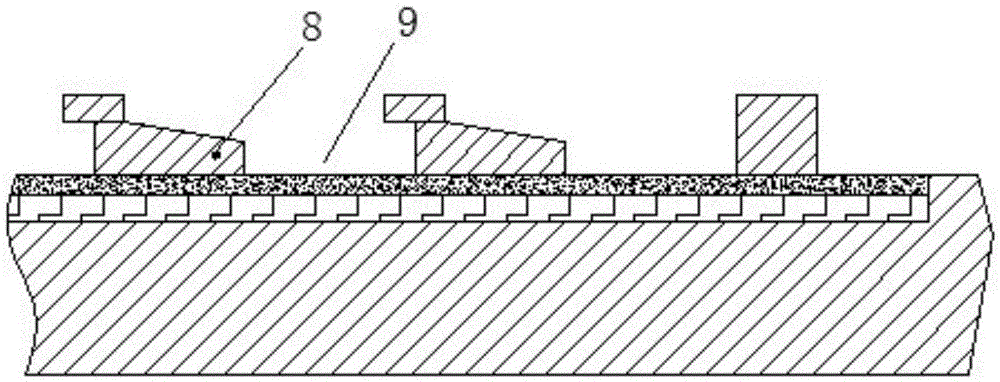 Improved coarse sand shaking table face of yunxi type shaking table