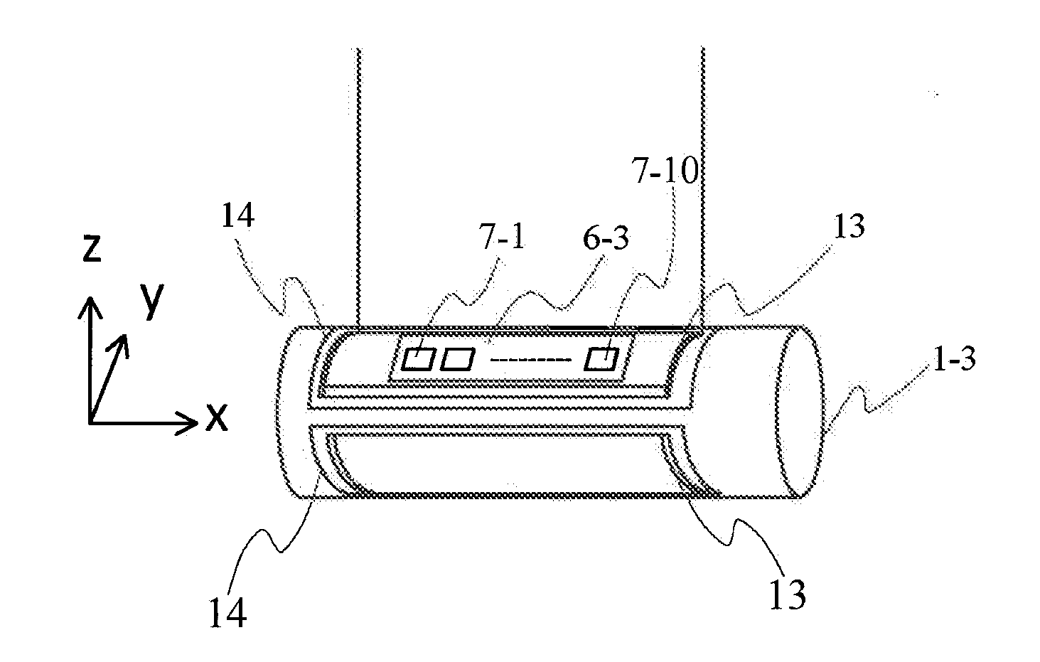 Leakage magnetic flux flaw inspection method and device