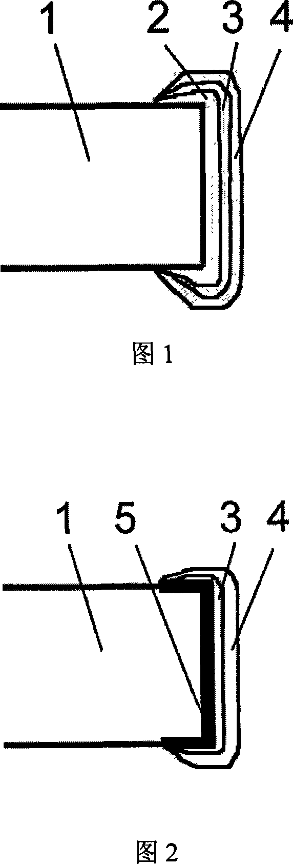 Sheet type ferrite inductor terminal electrode and its preparation method