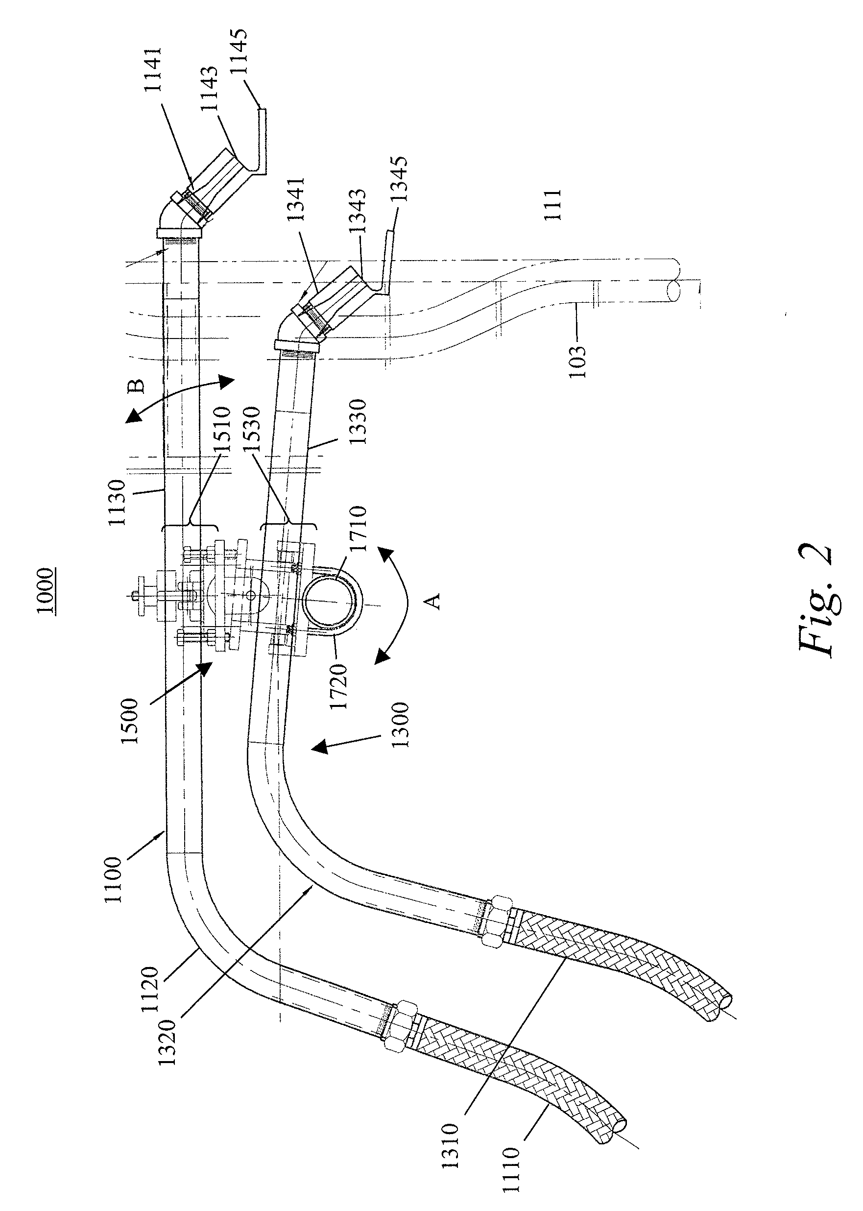 Adjustable, multiple splash plate liquor guns