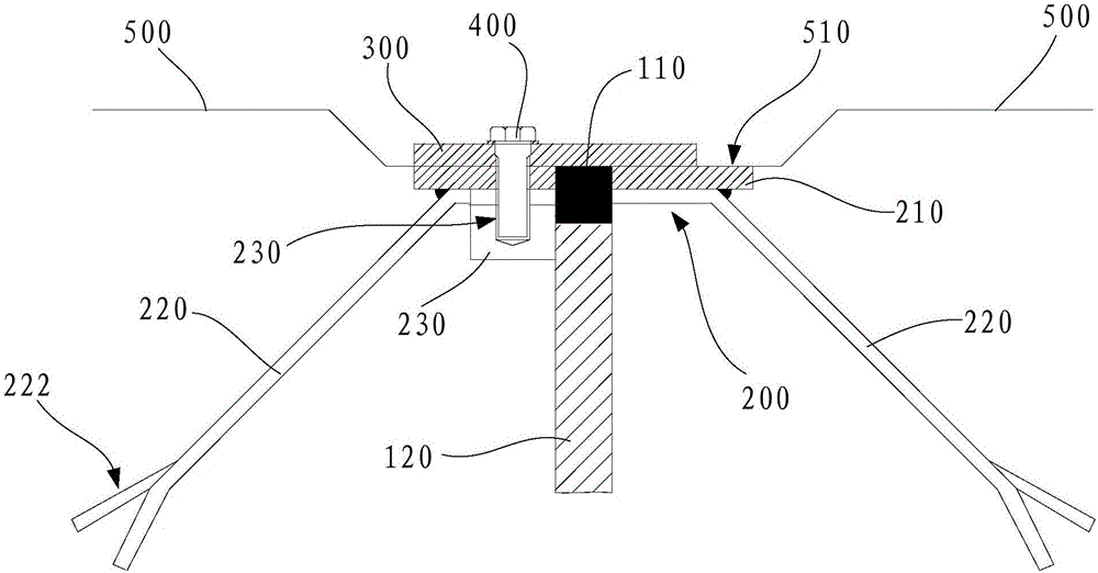 Connecting structure for expansion joint