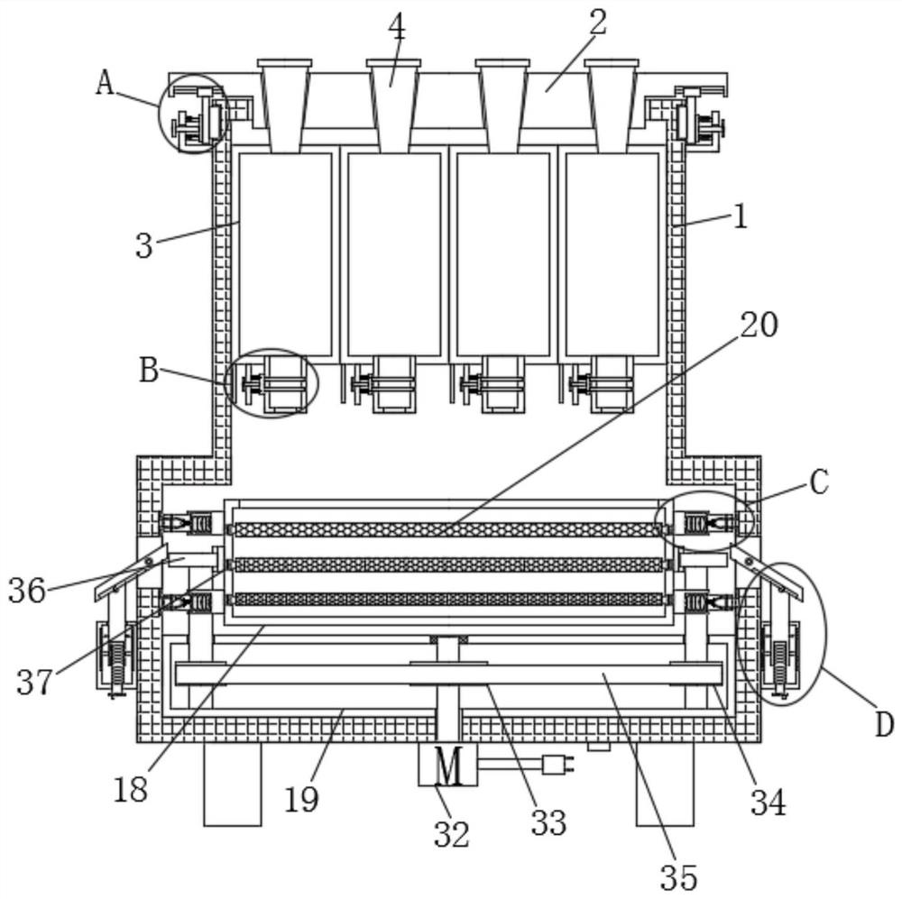 Auxiliary seed selection device for agricultural seeder with classified storage structure