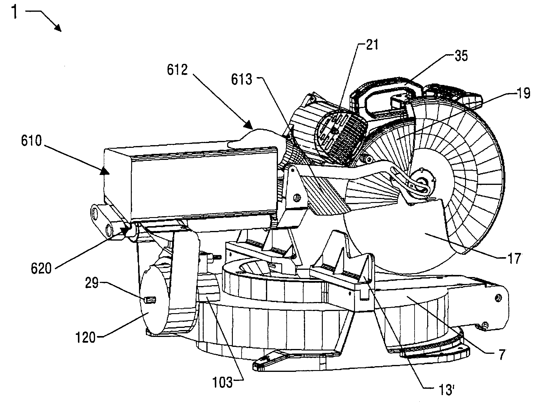 Compound miter saw