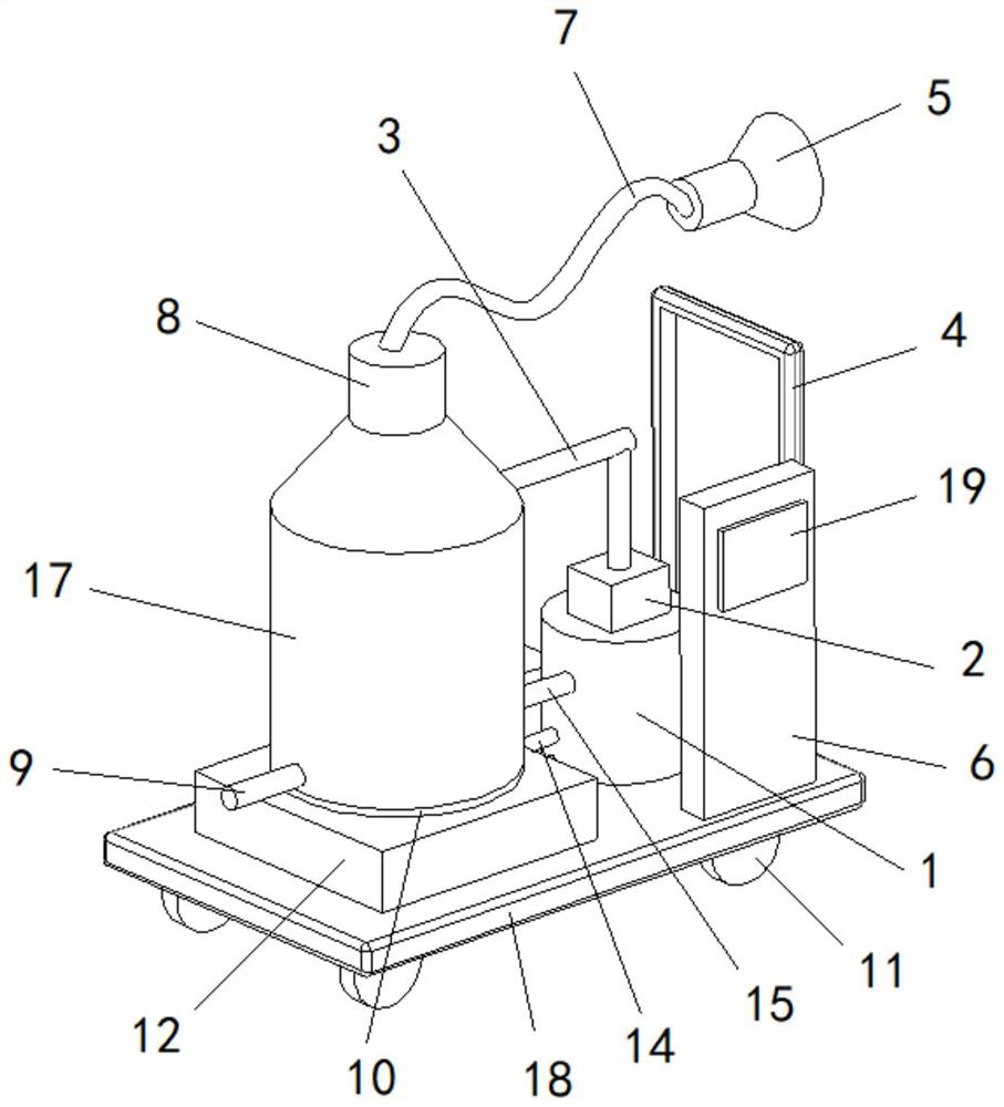 Movable automatic milking machine