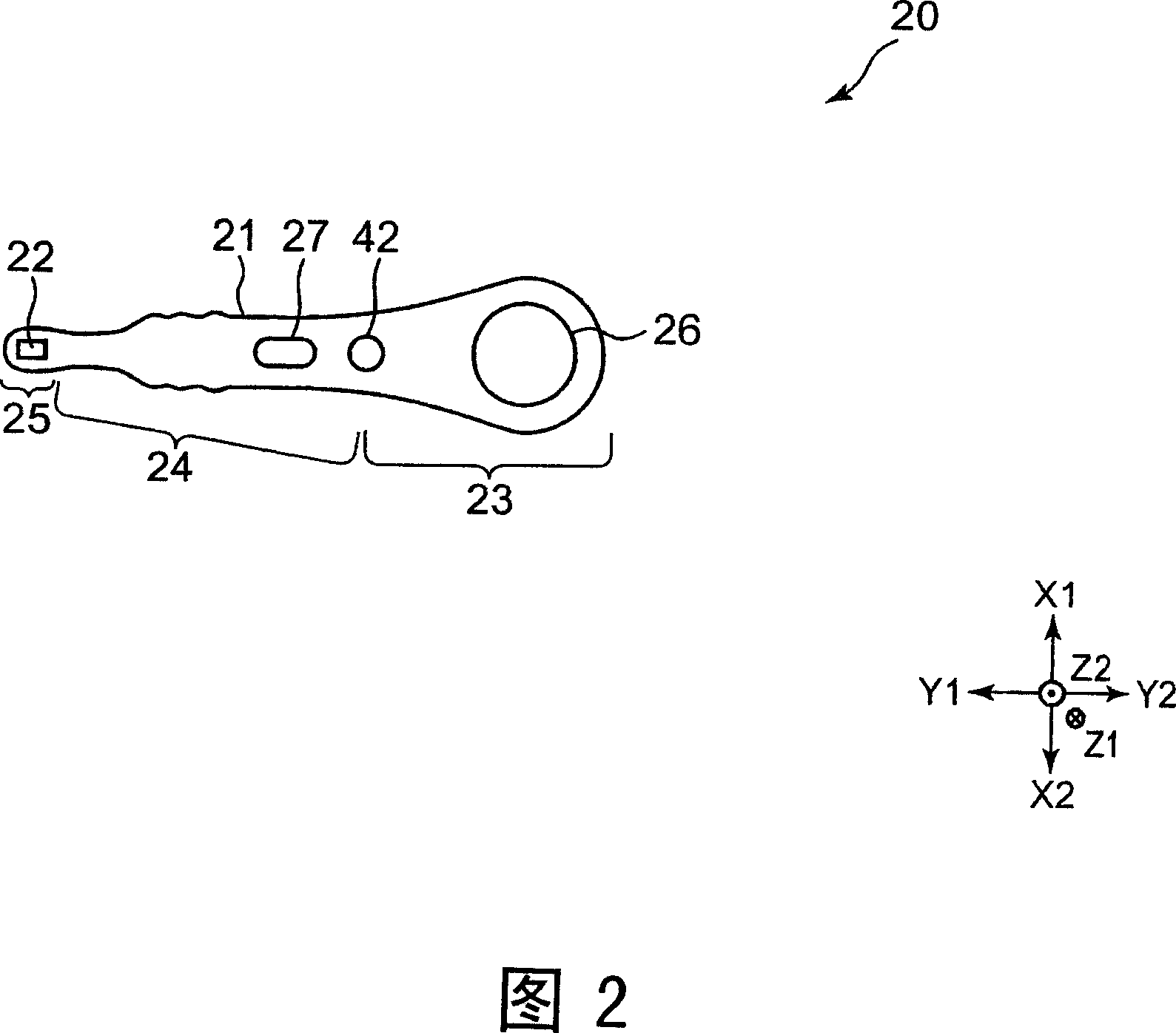 Clamp for fixing magnetic head assembly and measuring method of rising quantity using the same