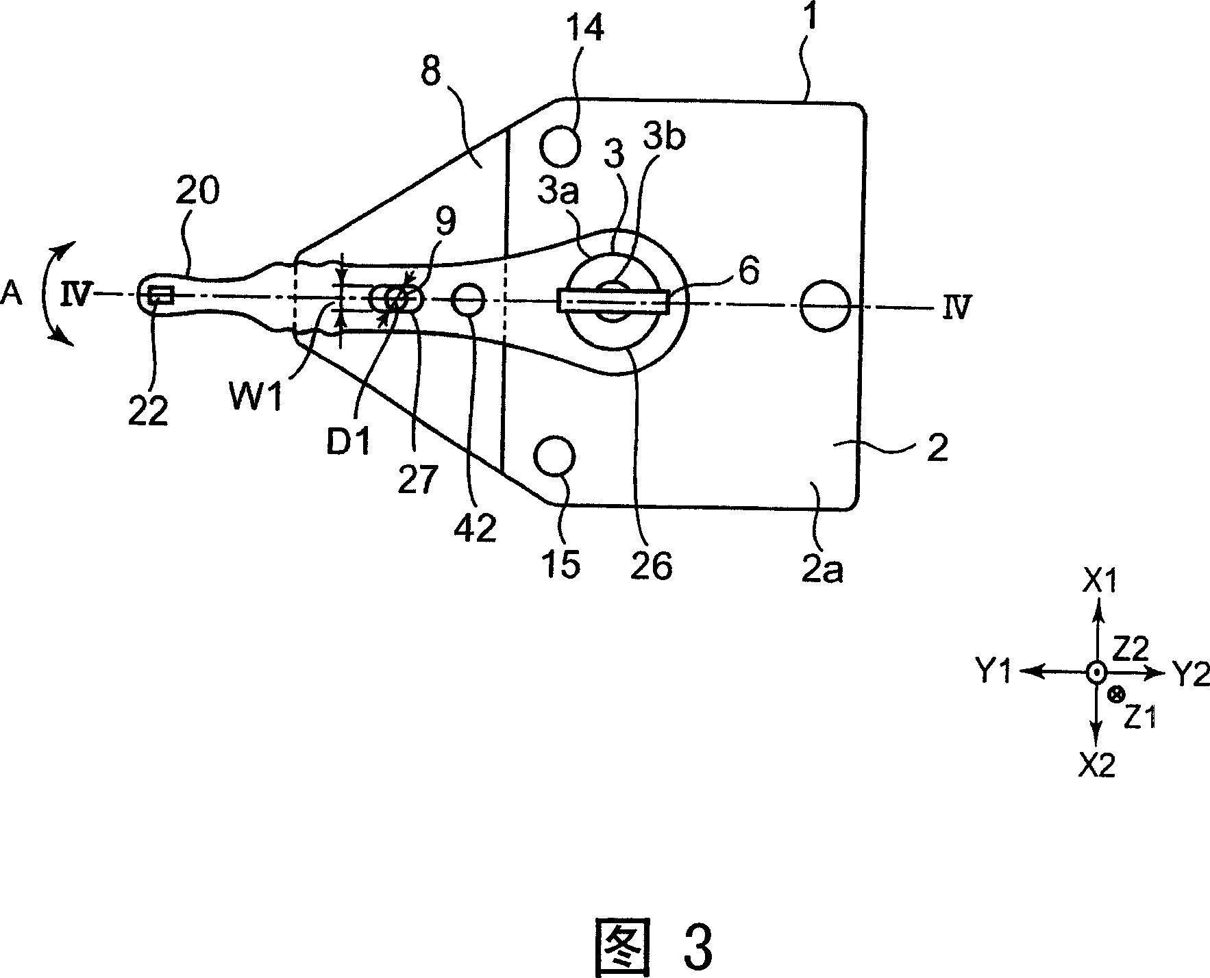 Clamp for fixing magnetic head assembly and measuring method of rising quantity using the same