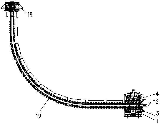 Intelligent device and method for correcting trapezoidal defects of slab section in real time in online manner