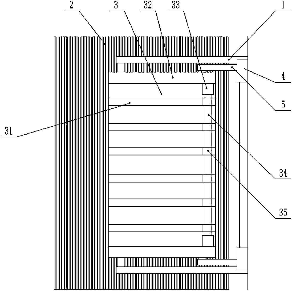 Sleep plate device for slotted plate