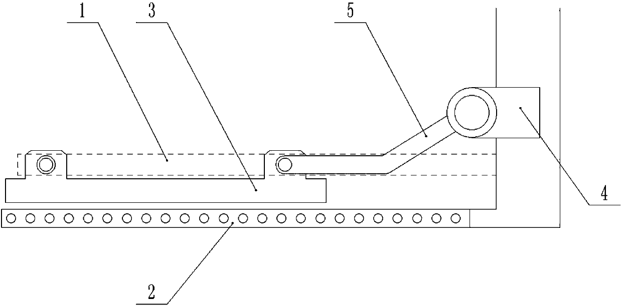 Sleep plate device for slotted plate