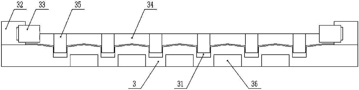 Sleep plate device for slotted plate