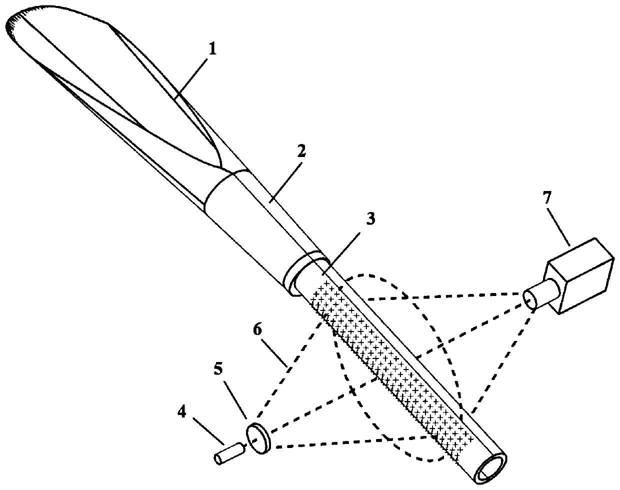 A method for displaying the flow field of the hypersonic inward turning inlet and isolation section with wall silk lines