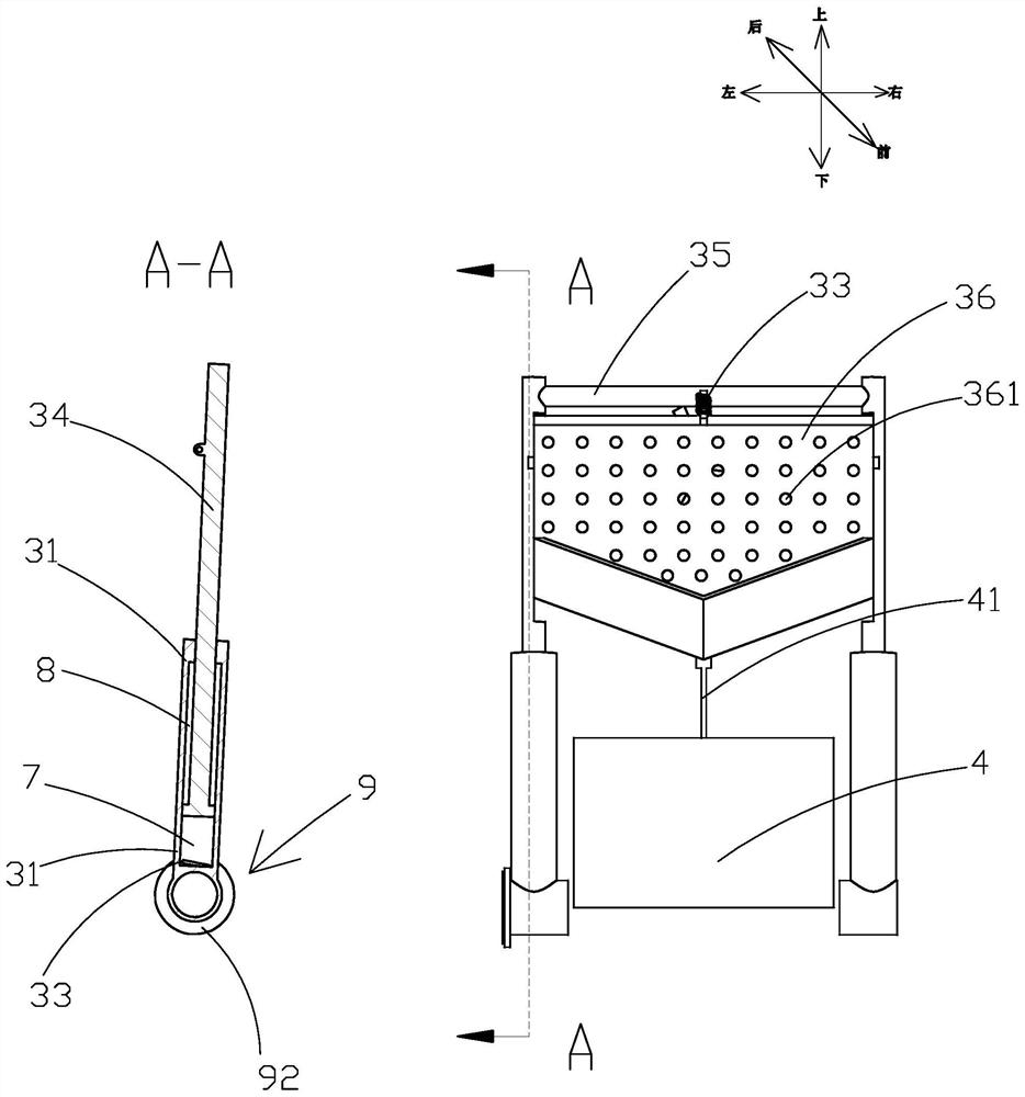 A rotary garbage cleaning machine