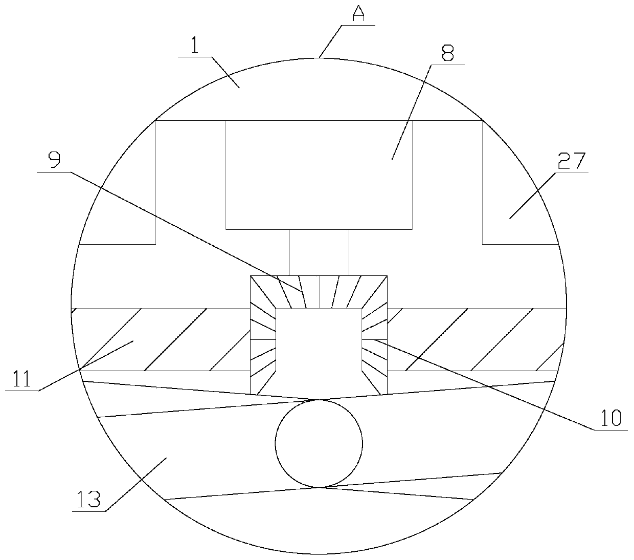 Storage equipment used in meat products and having defrosting function