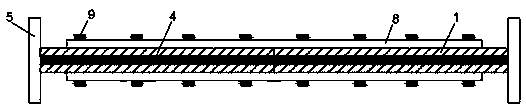 Connection type tension and compression damper internally provided with energy dissipation disc