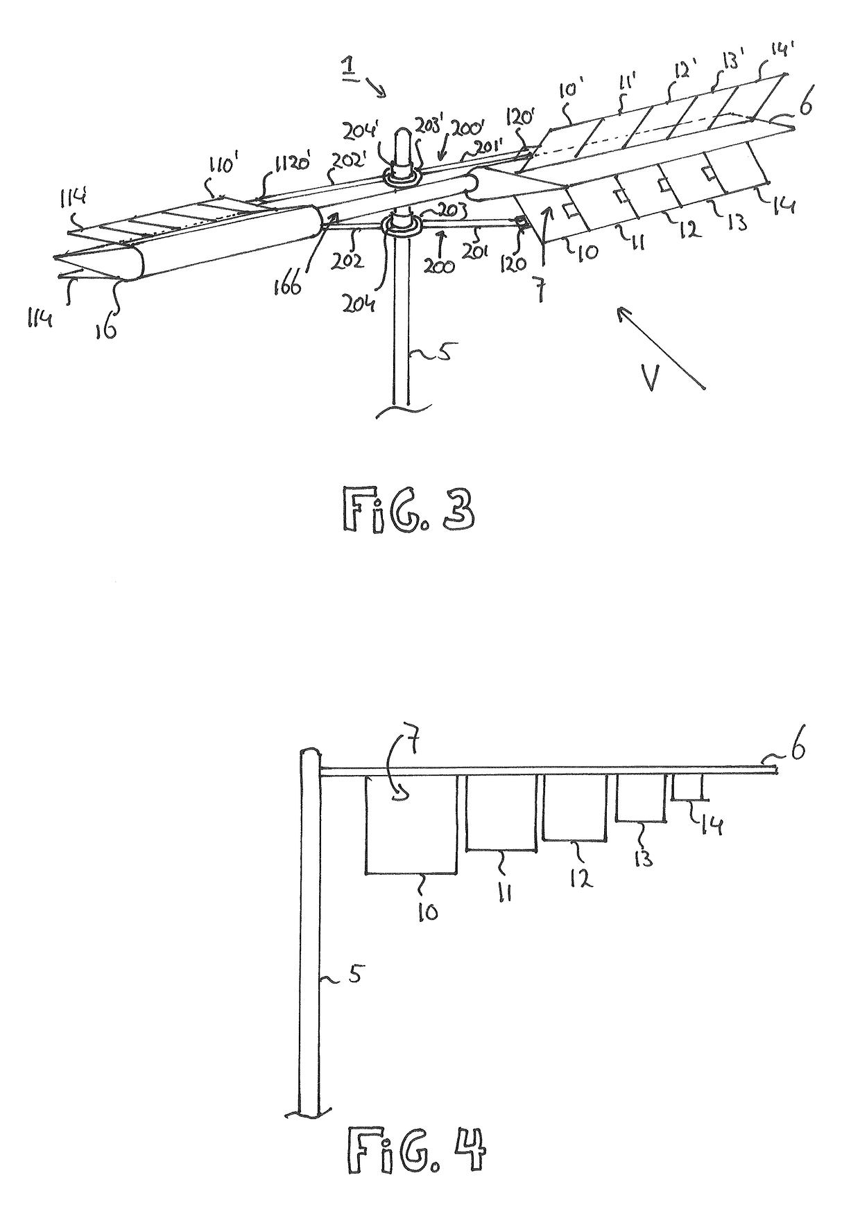 Wind turbine, its use and a vane for use in the turbine