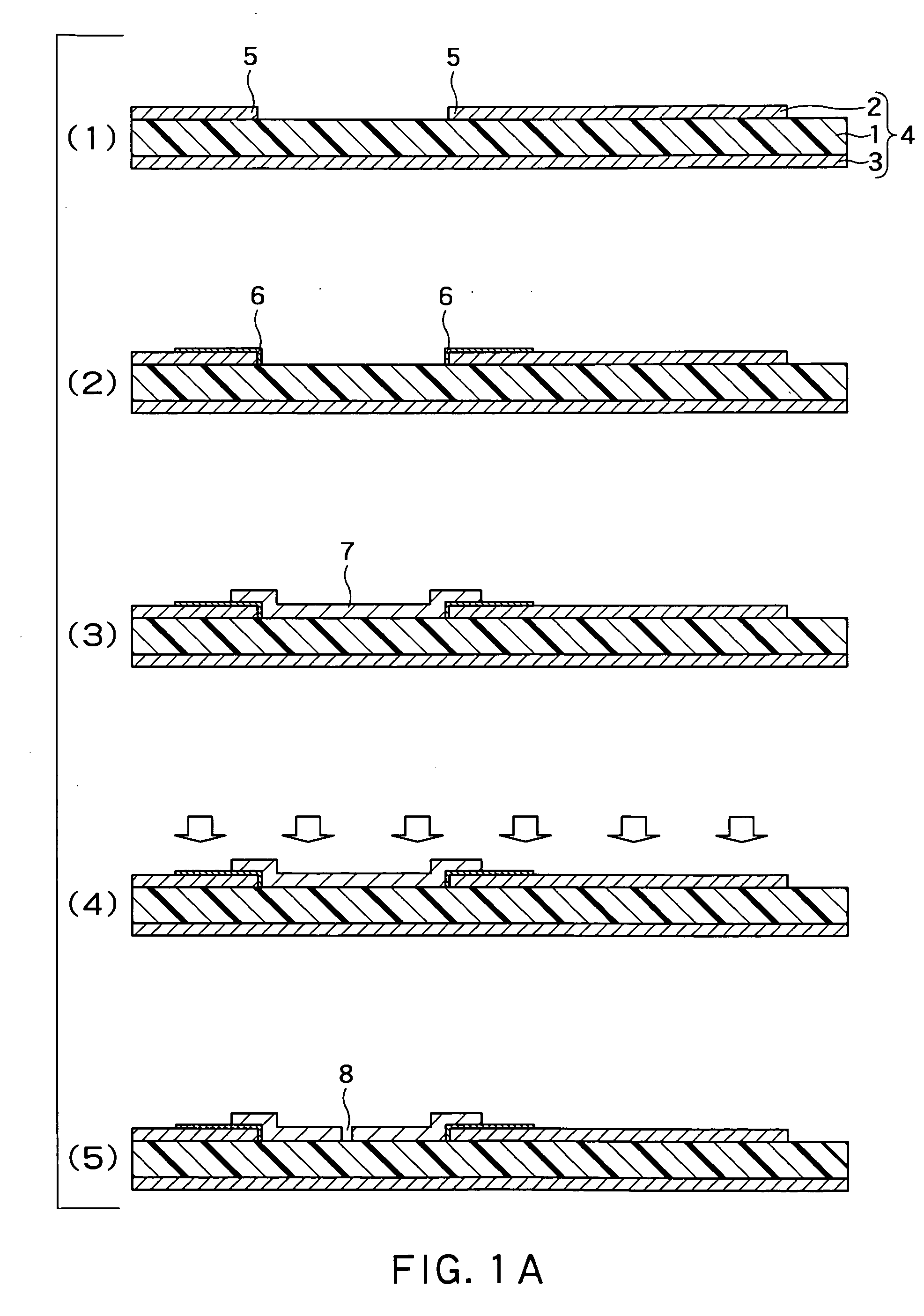 Method for manufacturing a printed-wiring board having a resistive element