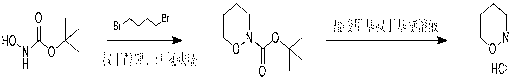 Method of synthesizing 1, 2-morpholine hydrochloride
