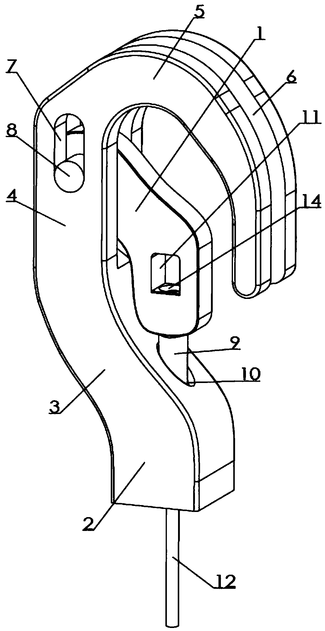 Tying-hanging type vehicle-mounted winch system