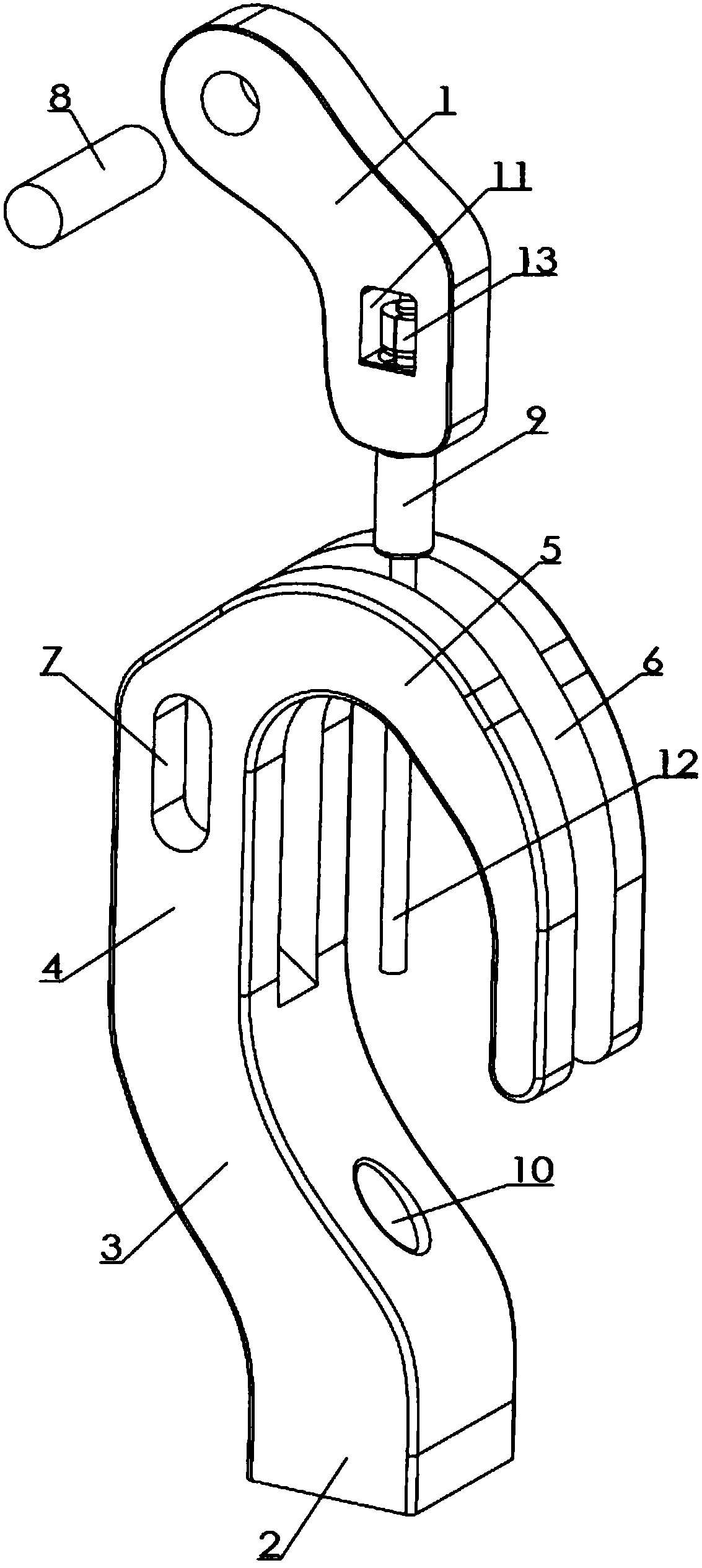 Tying-hanging type vehicle-mounted winch system