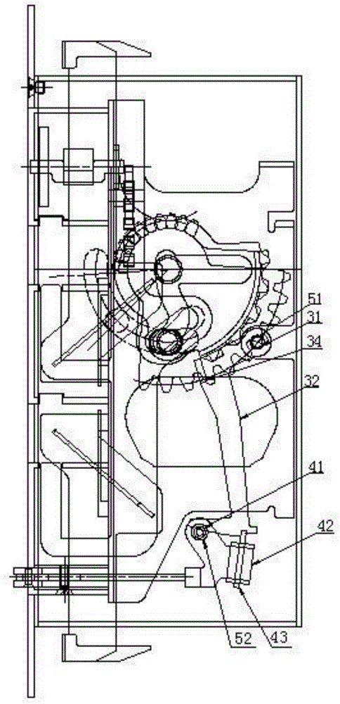 An automatic door lock locking out control mechanism